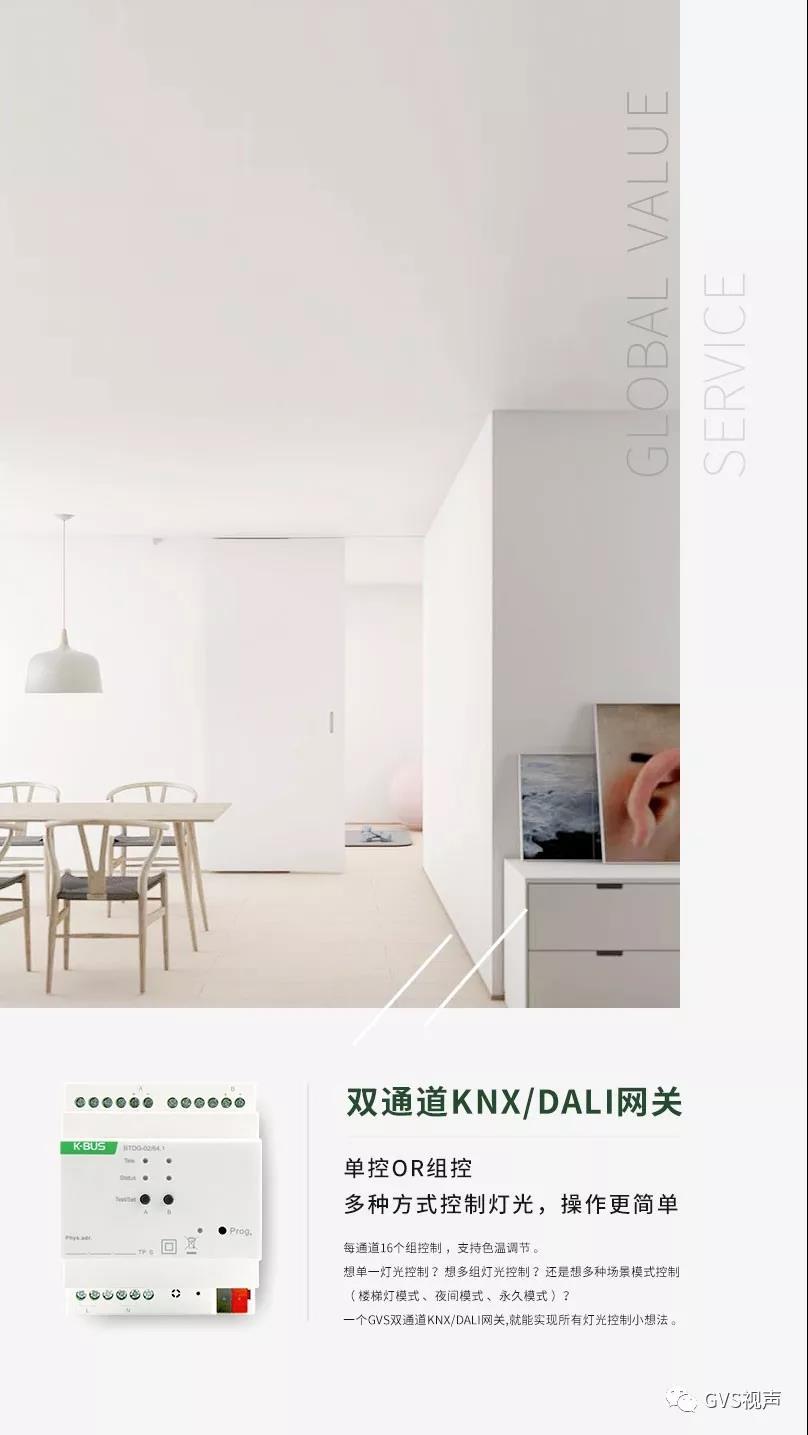 GVS 雙通道KNX/DALI網(wǎng)關